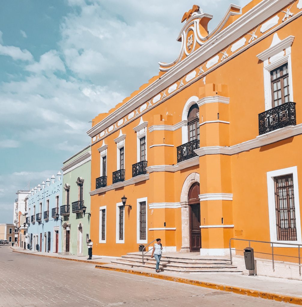 Colorful houses in Campeche