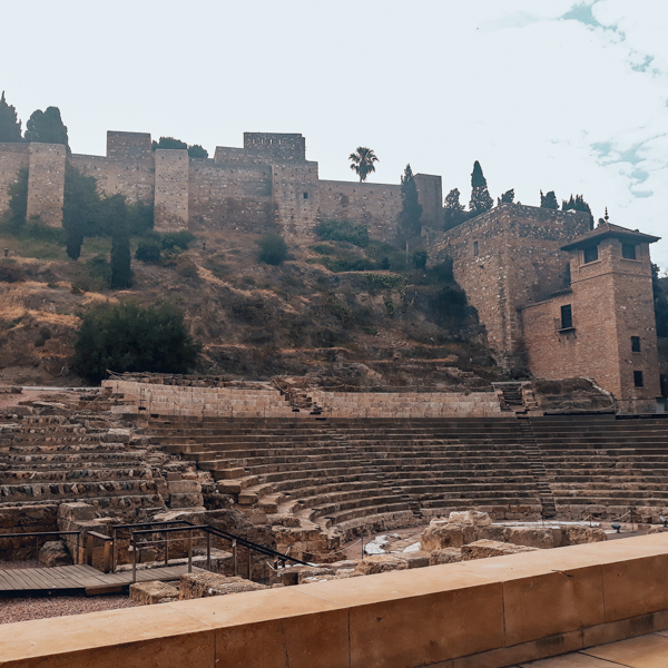 2 days in malaga, the roman theatre