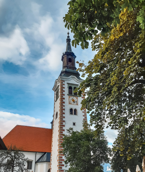 Lake Bled church