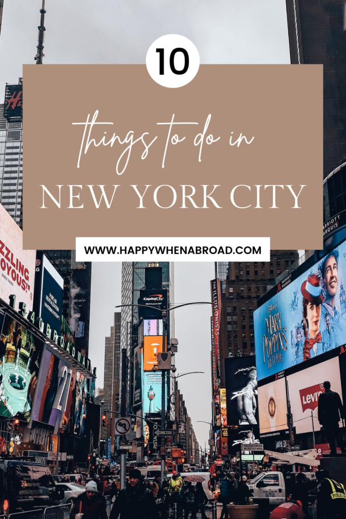 10 things to do in new york city