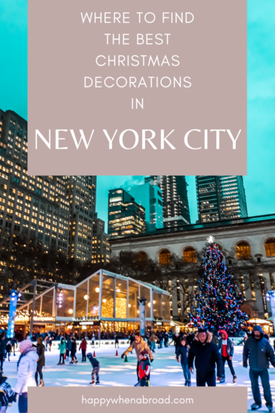 New York City Christmas decorations - The best places to visit