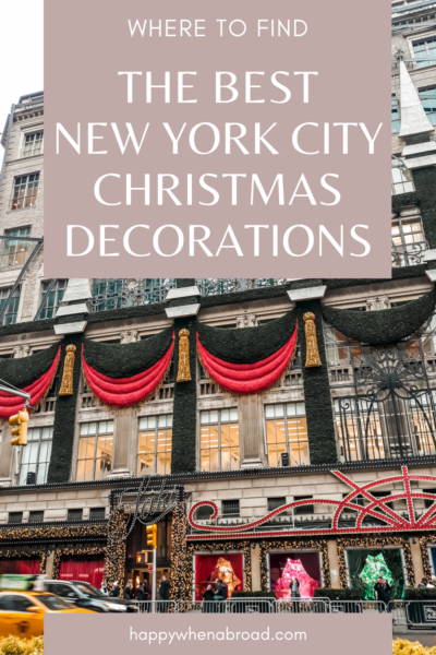 New York City Christmas decorations - The best places to visit