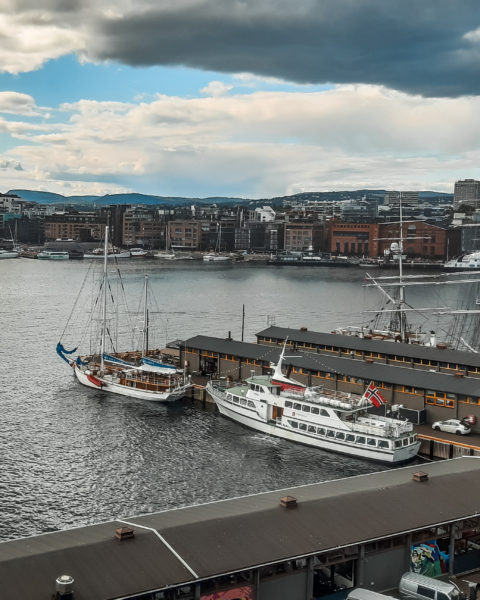view from the fortress in Oslo