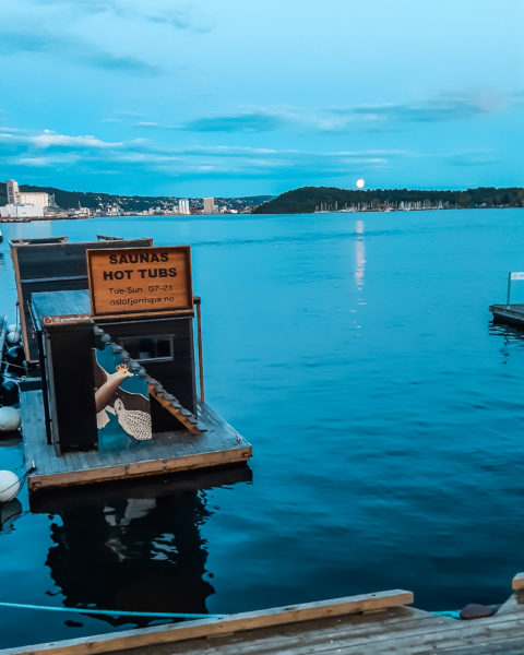 norway floating sauna
