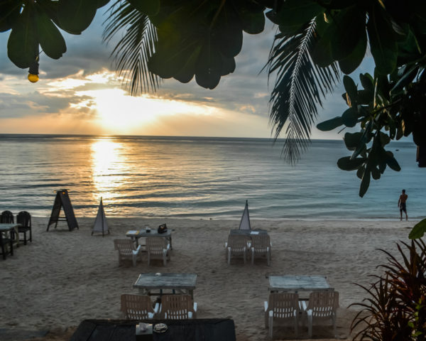 sunset beach thailand