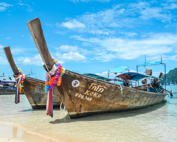 thailand bucket list wooden longtail boat