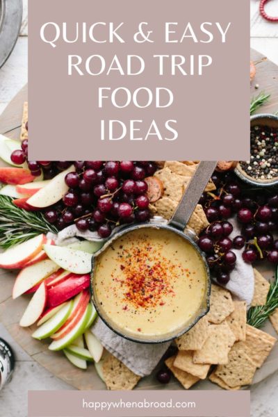 quick and easy campervan food ideas