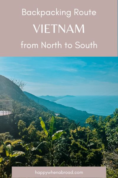 backpacking vietnam route pinterest
