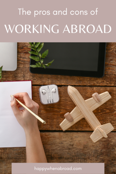 pros and cons of working abroad essay