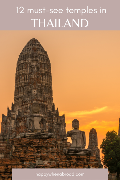 pinterest best temples to visit in Thailand