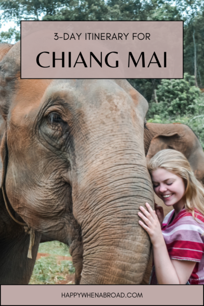 3 day itinerary chinag mai thailand
