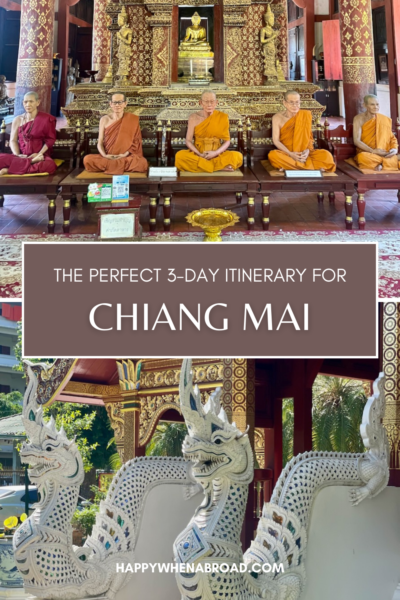 3-day itinerary for chiang mai