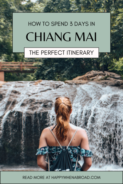 how to spend 3 days in chiang mai