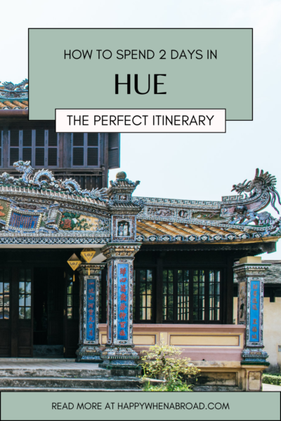 the perfect hue itinerary