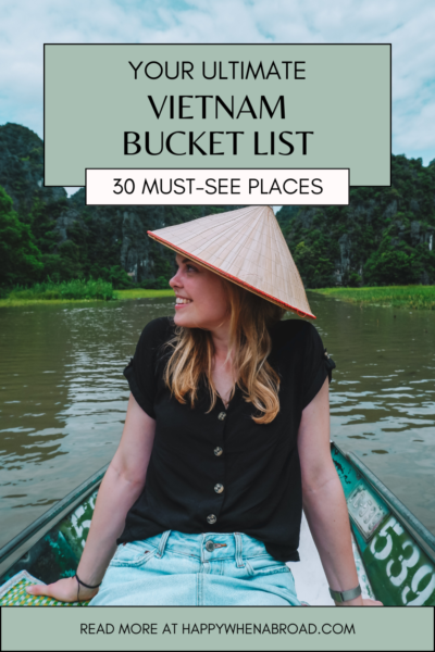 bucket list activities for vietnam