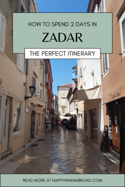 how to spend 2 days in zadar croatia