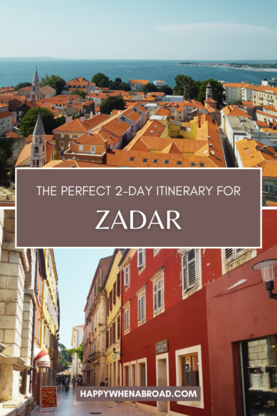 the perfect itinerary for 2 days in zadar