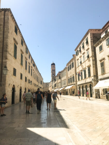 wandering the streets of dubrovnik's old town
