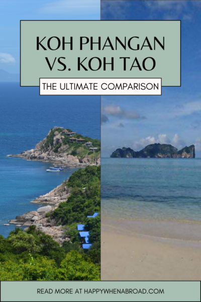 koh tao or koh phangan which one is better