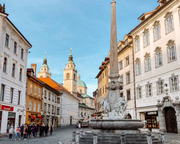 ljubljana town square