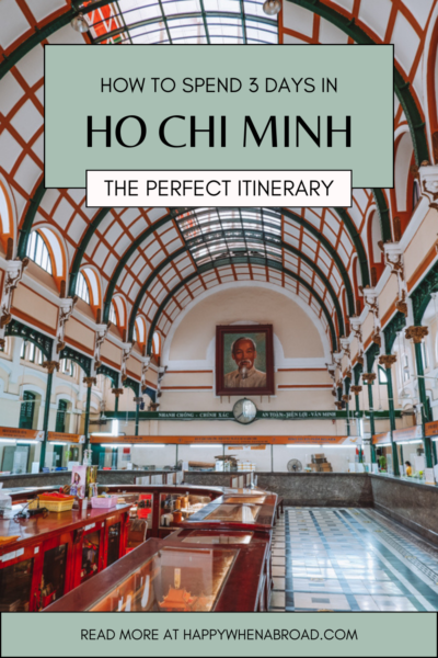 how to spend 3 days in saigon vietnam