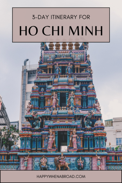 3 day itinerary for ho chi minh city vietnam