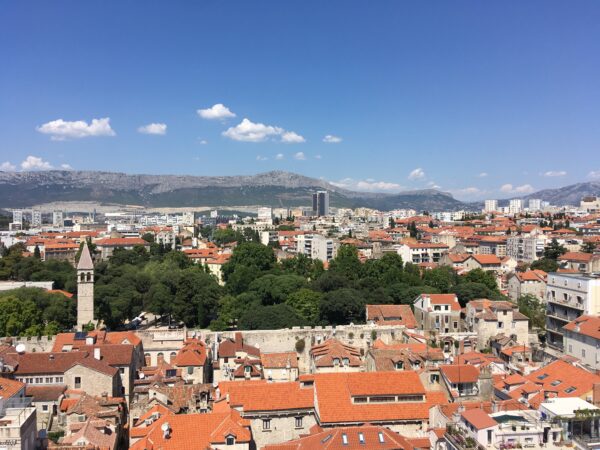 view over split croatia