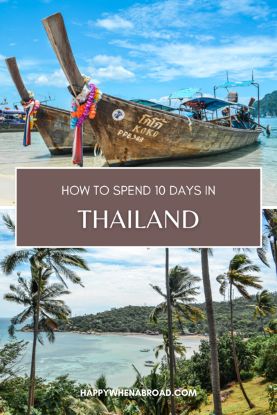 thailand itinerary for 10 days