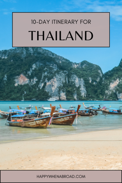 thailand itineraray 10 days