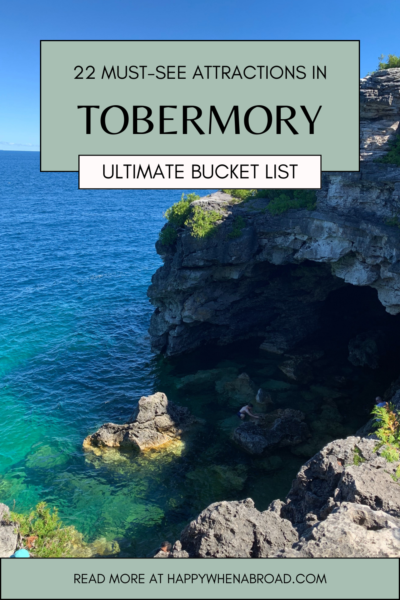 must-see attractions in tobermory canada