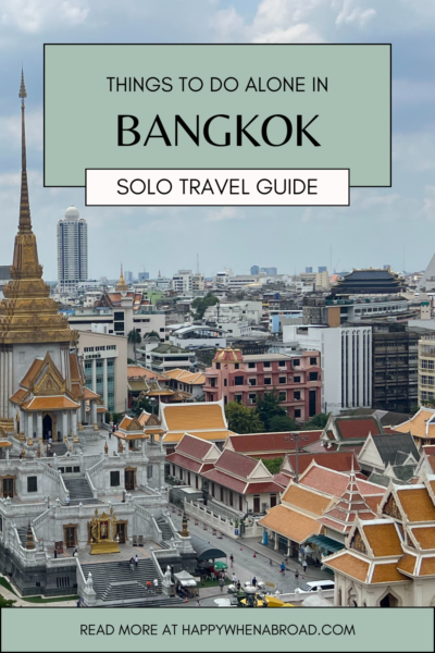 bangkok solo travel pinterest