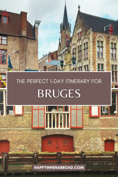 1-day itinerary for bruges