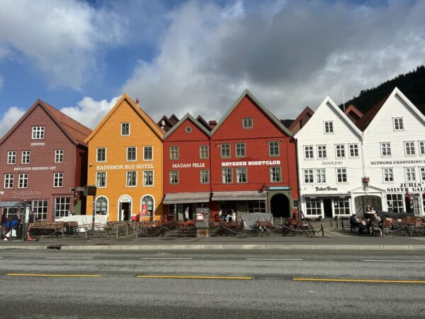 Bryggen harbor district bergen