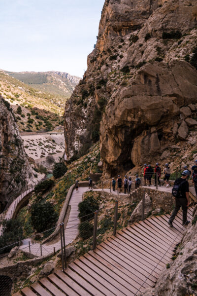 views caminito del rey spain