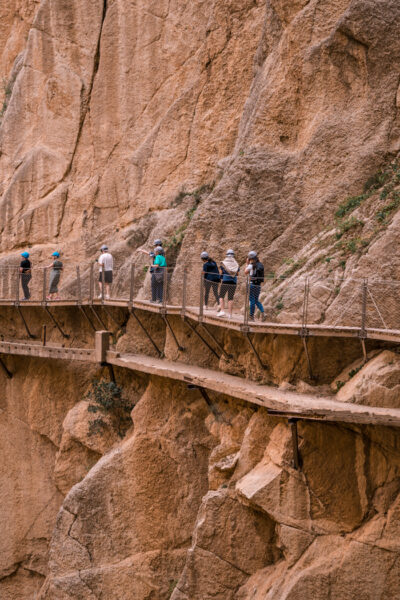 hiking in caminito del rey