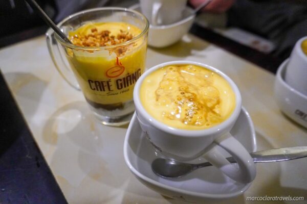 egg coffee in vietnam