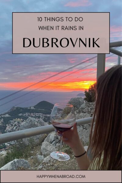 dubrovnik in the rain