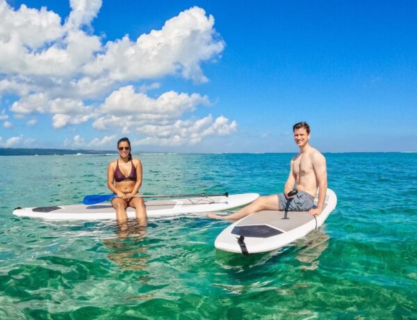 paddle boarding in bali
