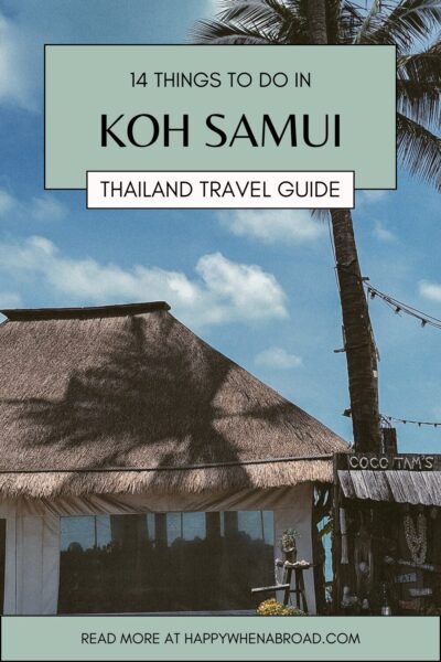 what to do in koh samui thailand