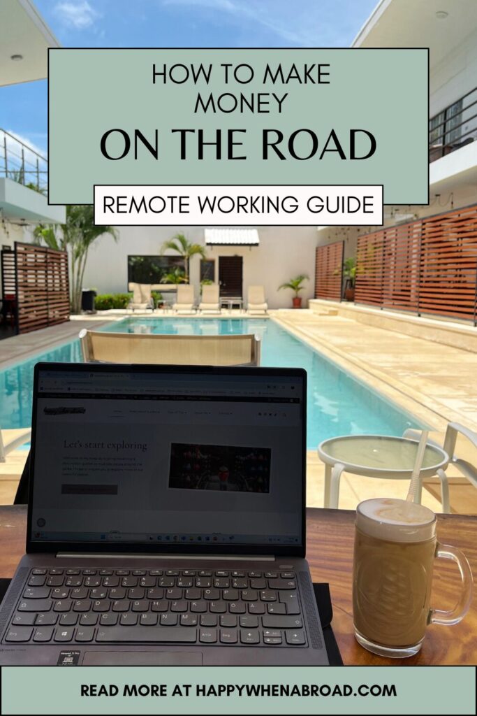 how to make money living on the road