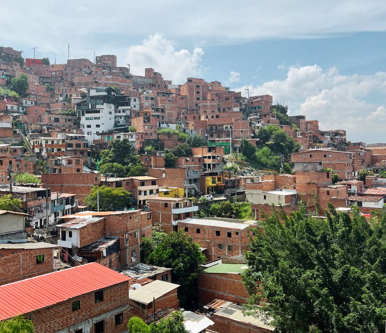 view over comuna 13