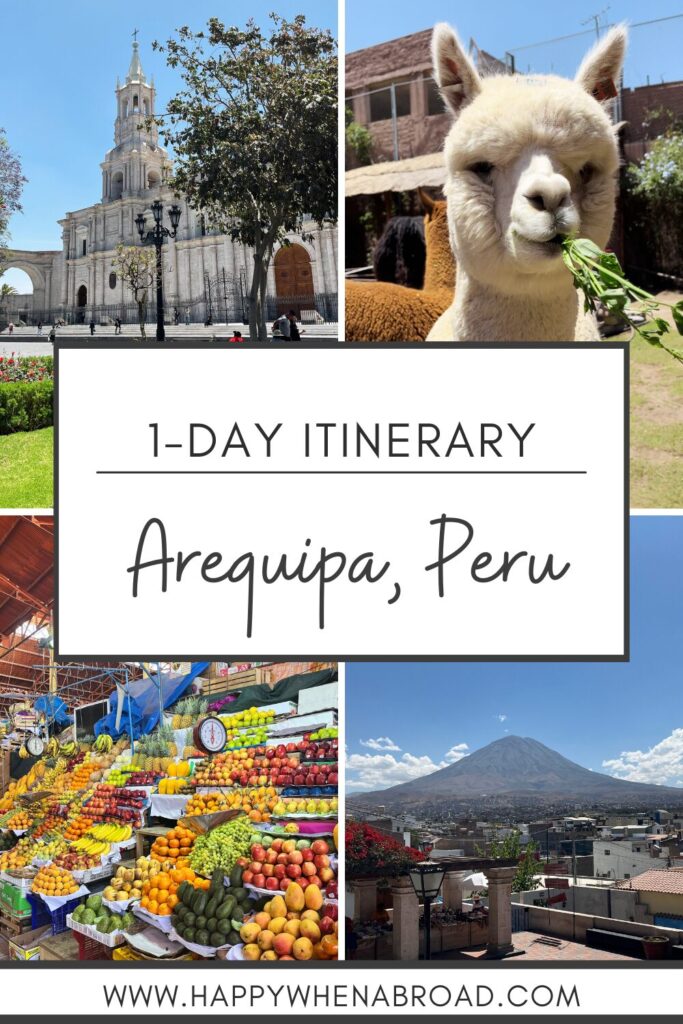 1-day arequipa itinerary
