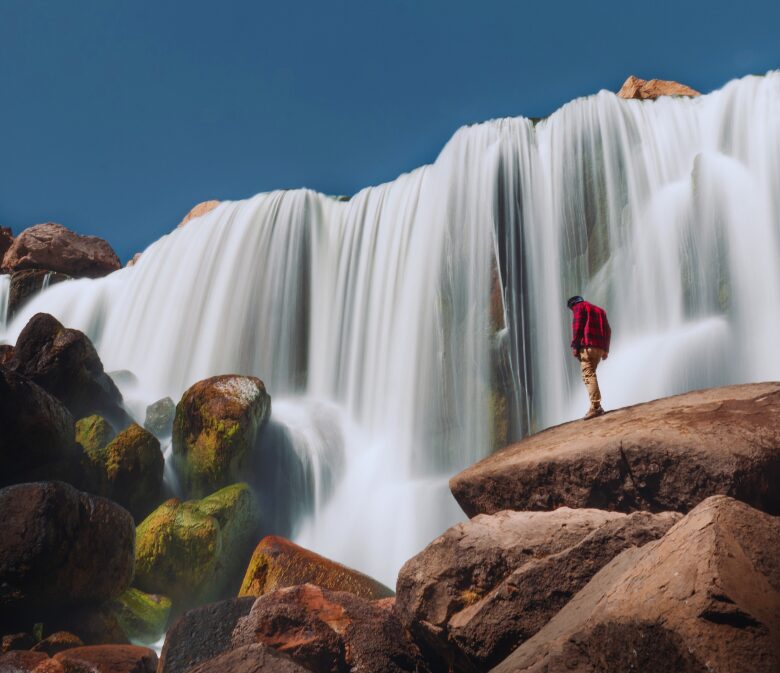 pillones waterfall near arequipa