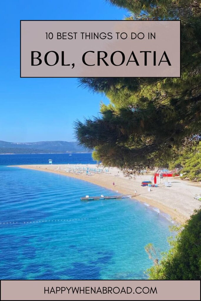 best things to do in bol croatia