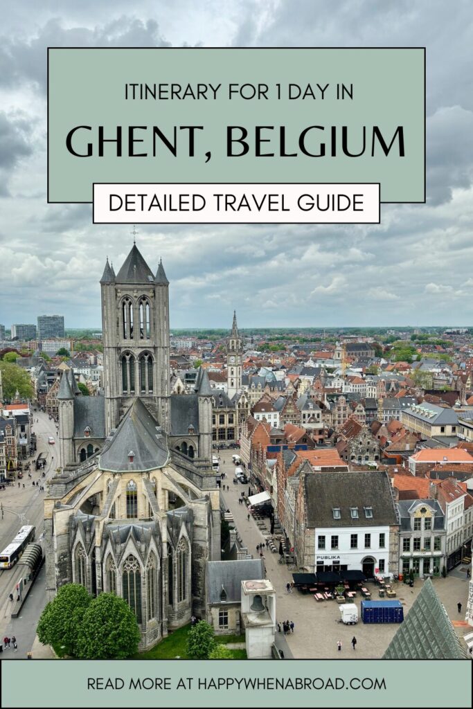 ghent itinerary