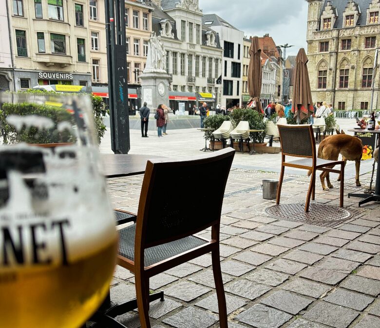 cafe in belgium