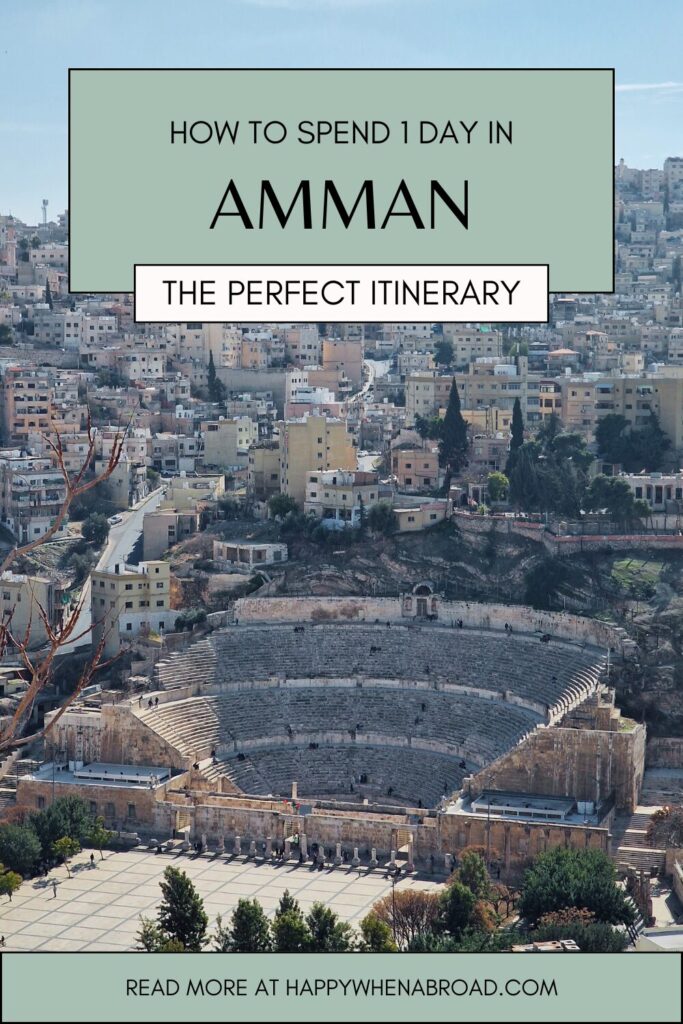 how to spend one day in amman itinerary