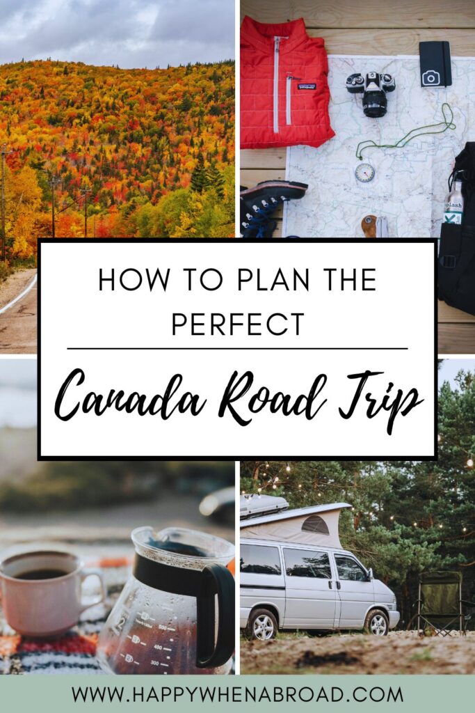 how to plan a road trip in canada