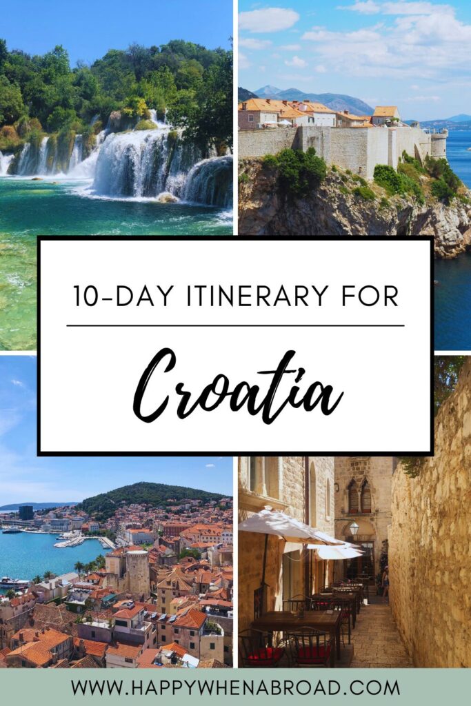 10-day croatia itinerary