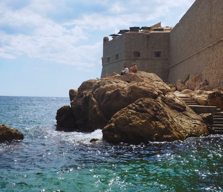 swimming spot in Dubrovnik